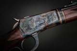 Engraved Turnbull Finished Winchester 1892 Deluxe Takedown with Case - 3 of 8