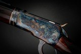 Engraved Turnbull Finished Winchester 1892 Deluxe Takedown with Case - 4 of 8
