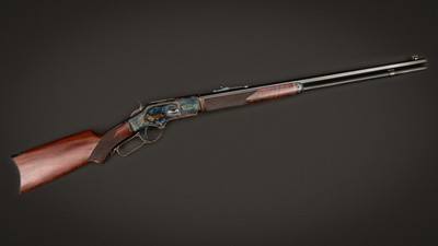 Turnbull Finished Winchester 1873, Color Case Hardened