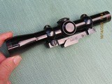 Leupold M8-2X LER scope with Buehler scout mount for Remington 600 Mohawk rifle - 3 of 8