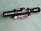 Leupold M8-2X LER scope with Buehler scout mount for Remington 600 Mohawk rifle - 4 of 8