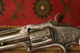 Engraved Smith and Wesson Model 1 1/2 2nd Issue Revolver