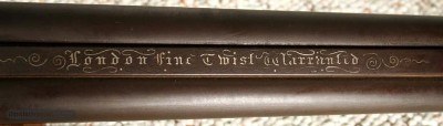 Deluxe Perkins Double Barrel Percussion Shotgun - Image 1 of 1