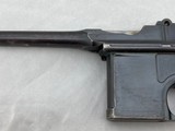 1896 C96 Waffenfabrik Broomhandle Mauser Wartime Commercial 7.63mm WITH STOCK - 4 of 15
