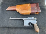 1896 C96 Waffenfabrik Broomhandle Mauser Wartime Commercial 7.63mm WITH STOCK - 1 of 15