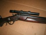 1885 Winchester low wall 22lr custom target rifle - 2 of 12