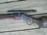 1885 Winchester custom target rifle chambered in 22lr vintage - 7 of 12