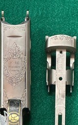 KRIEGHOFF K80 RECEIVER AND IRON GOLD BROKEN CLAY TRIGGER GUARD & GOLD BROKEN CLAY TOP LATCH - 3 of 4