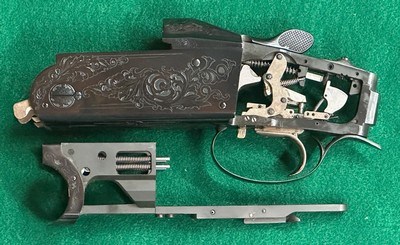 Krieghoff K80 Vintage Scroll Receiver and Iron Blued