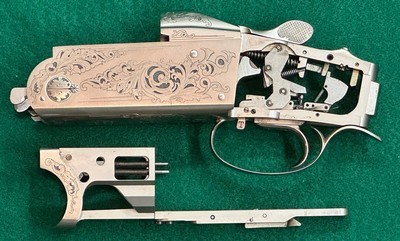 Krieghoff K80 Vintage Scroll Receiver and Iron