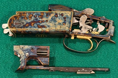 Krieghoff K80 Case Color Hardened Gold Standard Receiver and Iron - Image 1 of 4