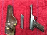 Colt Huntsman very clean with period Hunter holster - 1 of 5