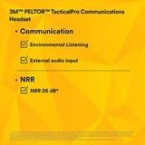 #M Peltor TacticalPro Communications Headset MT15H7FSV, Including CASELING CASE - 6 of 15