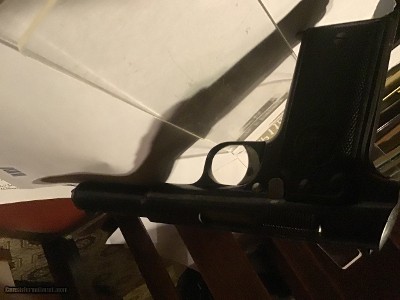 Astra 400 9mm/38 marked on barrel inside pistol.