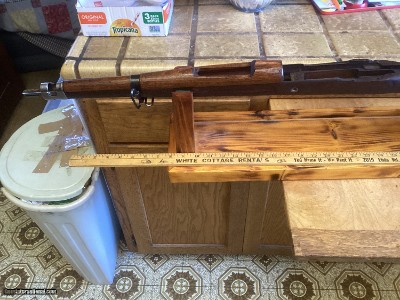 1898 Mauser complete Calvary carbine stock all metal parts and handguard
7.92 caliber no cracks etc