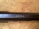 Acier black powder Belgian proofs octagon 225mm OAl exquisite engraving and fine work also wood too - 12 of 15