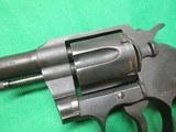 WW2 Colt Commando Double Action Revolver 38 Special with Ordnance Bomb Cartouche NICE - 9 of 15