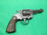 WW2 Colt Commando Double Action Revolver 38 Special with Ordnance Bomb Cartouche NICE - 2 of 15