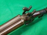 Outstanding Antique European SXS Double Barrel Pinfire Shotgun 16 Bore w Magnificent Carved Stock - 15 of 15