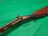 Outstanding Antique European SXS Double Barrel Pinfire Shotgun 16 Bore w Magnificent Carved Stock - 7 of 15