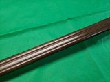 Outstanding Antique European SXS Double Barrel Pinfire Shotgun 16 Bore w Magnificent Carved Stock - 13 of 15