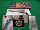 Engraved Pietta 1858 Remington Texas Nickel Revolver Cabela's 44Cal New in Box NICE - 15 of 15