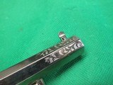 Engraved Pietta 1858 Remington Texas Nickel Revolver Cabela's 44Cal New in Box NICE - 11 of 15