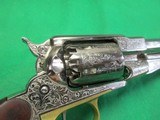 Engraved Pietta 1858 Remington Texas Nickel Revolver Cabela's 44Cal New in Box NICE - 3 of 15