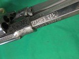 Engraved Pietta 1858 Remington Texas Nickel Revolver Cabela's 44Cal New in Box NICE - 10 of 15
