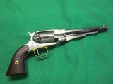 Engraved Pietta 1858 Remington Texas Nickel Revolver Cabela's 44Cal New in Box NICE - 2 of 15