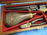 Cased 1851 Navy Colt Percussion Revolver with Accessories Pietta 1973 NICE 36Cal - 2 of 14