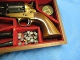 Cased 1851 Navy Colt Percussion Revolver with Accessories Pietta 1973 NICE 36Cal - 3 of 14