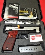 Sig Sauer P 220 Super Match 45 Auto Like New In Box - 1 of 15