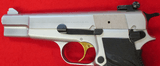 Browning Hi Power, Silver Chrome Finish, 9mm, Made In Belgium , Pouch, Owners Manual - 6 of 14