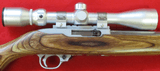 Ruger 10/22Stainless Heavy Barrel, Laminated Stock, Silver Scope - 1 of 15