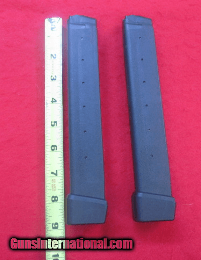 .40 S&W Hi Capacity Magazines, 29 Rds., Glock .40 S&W, New Condition