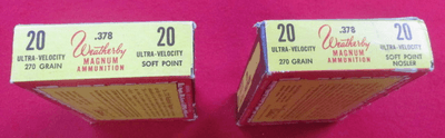 Weatherby .378 Weatherby Magnum Ammunition, 2 Box's 35 Rds. Total FREE SHIPPING - Image 4 of 9