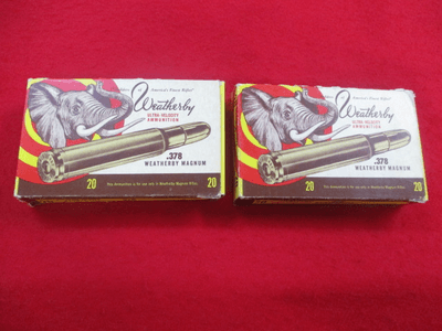 Weatherby .378 Weatherby Magnum Ammunition, 2 Box's 35 Rds. Total FREE SHIPPING - Image 1 of 9