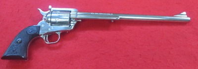 Colt, SAA, Ned Buntline Commemorative , 45LC, Nickel, Unfired in Presentation Case - Image 1 of 15