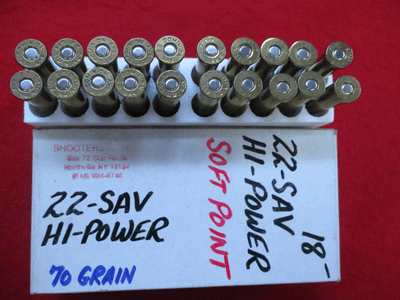 22 Savage - Hi Power Ammo, 5.6 x 52R, Norma, Dominion, Shooters Choice - Image 5 of 11