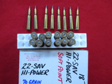 22 Savage - Hi Power Ammo, 5.6 x 52R, Norma, Dominion, Shooters Choice - Image 6 of 11