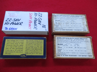 22 Savage - Hi Power Ammo, 5.6 x 52R, Norma, Dominion, Shooters Choice - Image 2 of 11