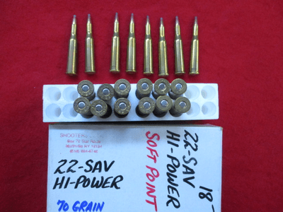 22 Savage - Hi Power Ammo, 5.6 x 52R, Norma, Dominion, Shooters Choice - Image 6 of 11