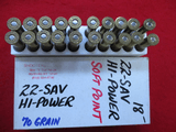 22 Savage - Hi Power Ammo, 5.6 x 52R, Norma, Dominion, Shooters Choice - Image 5 of 11