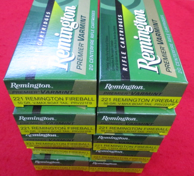 221 Remington Fireball, Premier Varmint, 50 gr V-Max Boat Tail, Full Case - Image 3 of 10