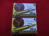 Weatherby 240 W.M., Ultra - Velocity Ammunition, Two Boxes - Image 1 of 7