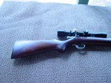 Winchester Model 72A Rifle 22 S L orLRGrooved with 1" 3X9 Bushnell Variable Scope attached - 2 of 15