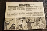 BROWNING BOLT ACTION BOOKLET FOR THE HI POWER RIFLE - 2 of 2