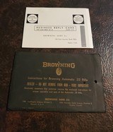 BROWNING AUTOMATIC .22 RIFLE BOOKLET - 3 of 3