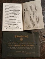 BROWNING T-BOLT .22 CALIBER BOOKLET - 2 of 3